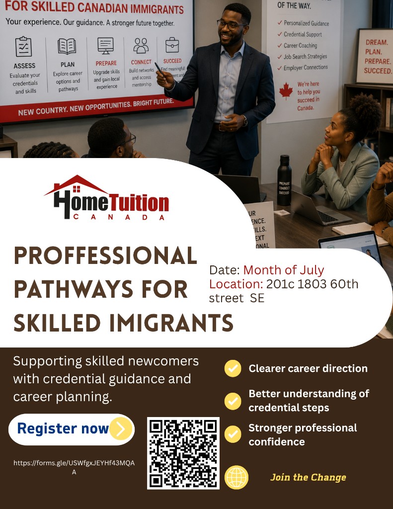 Professional Pathways for Skilled Immigrants flyer