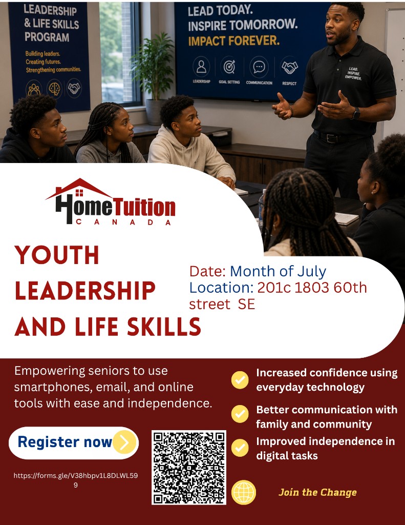 Youth Leadership and Life Skills flyer